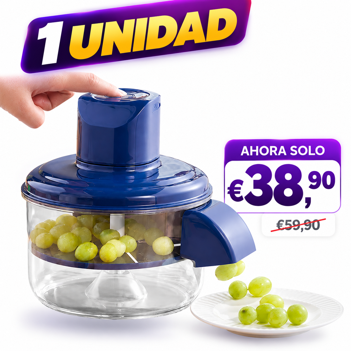 PeelPro™ — Pelador de Frutas 3 en 1