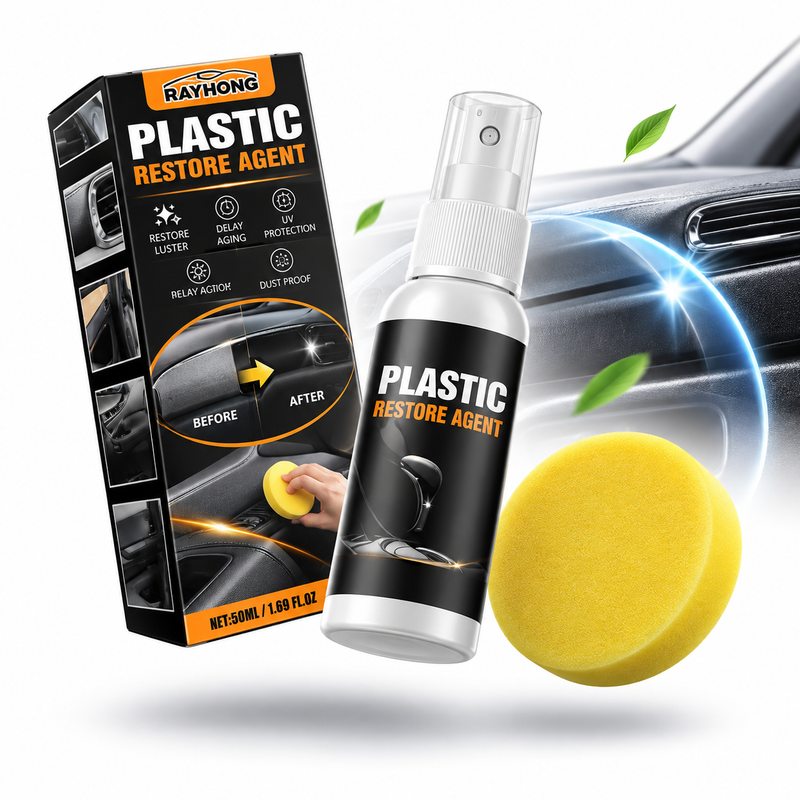 Restaurador de Plásticos para Coche | Brillo y Protección
