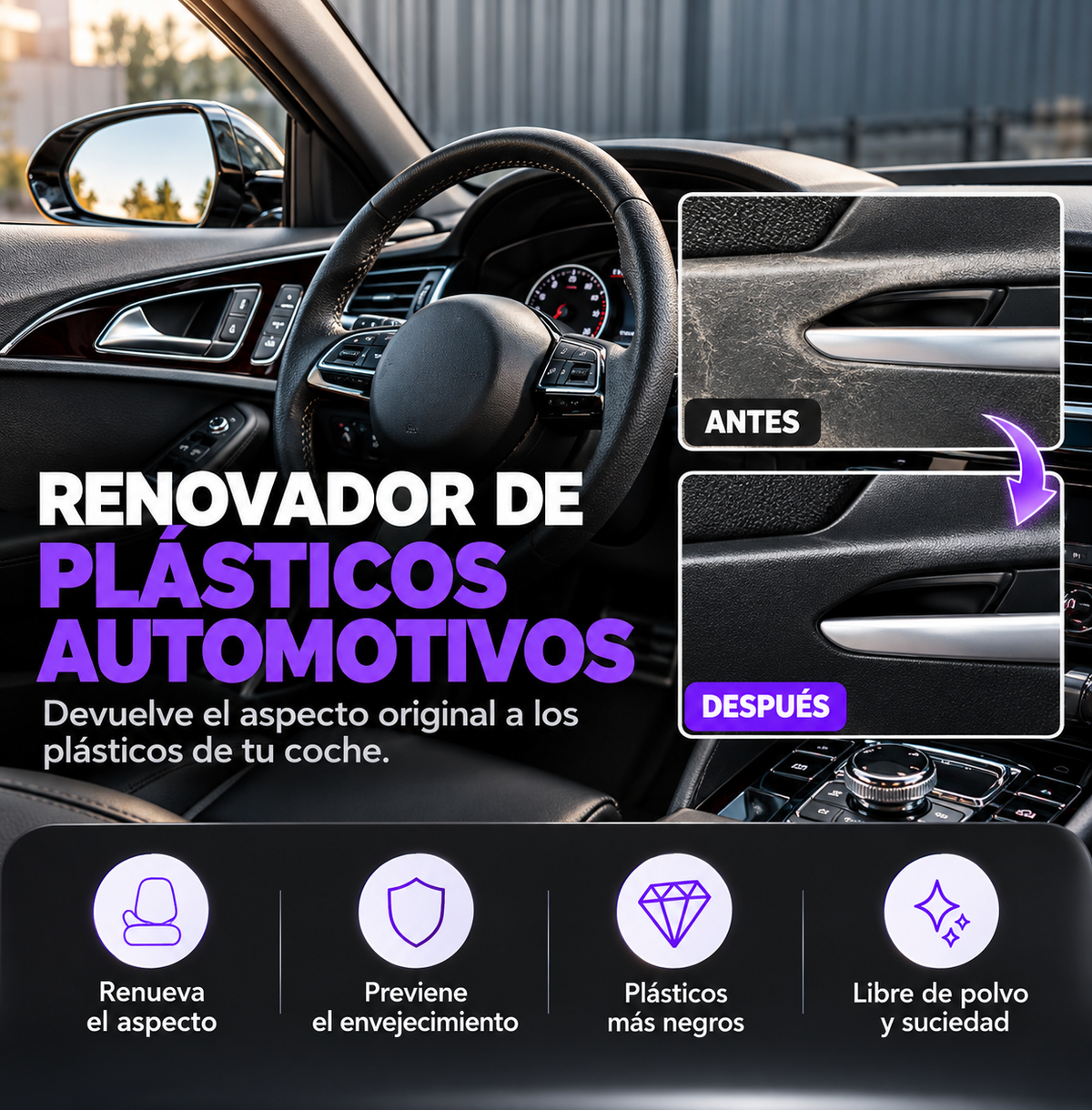 Renovador de Plásticos | BlackRestore🚘