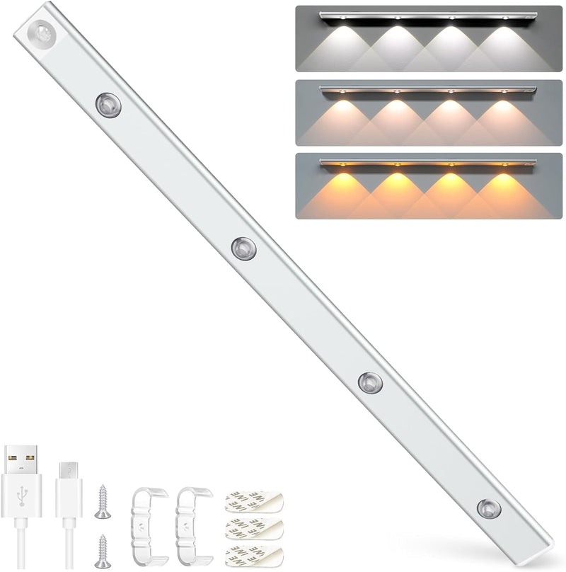 Luz LED Magnética 60 cm con Sensor de Movimiento