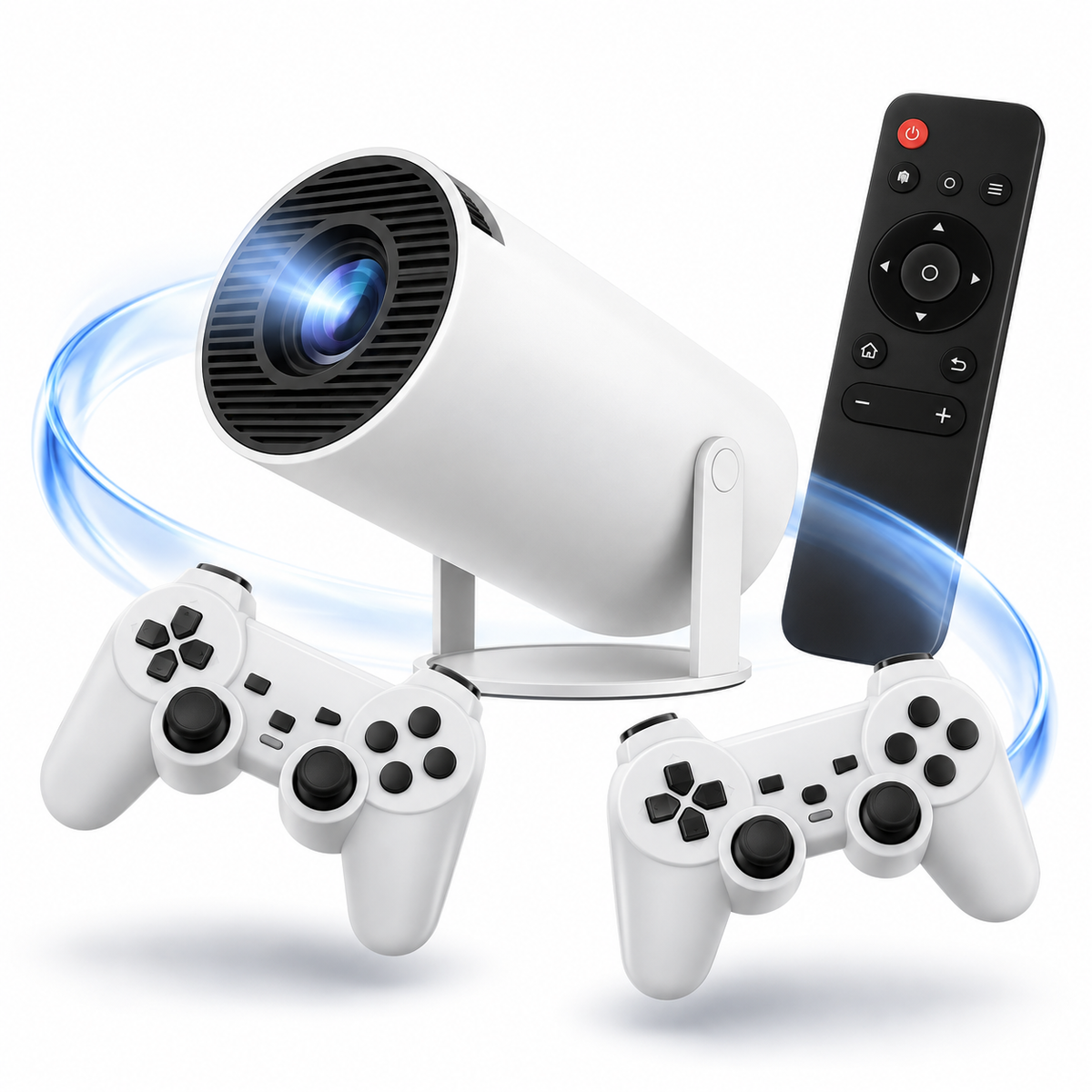 Proyector 2 en 1 con Videojuegos